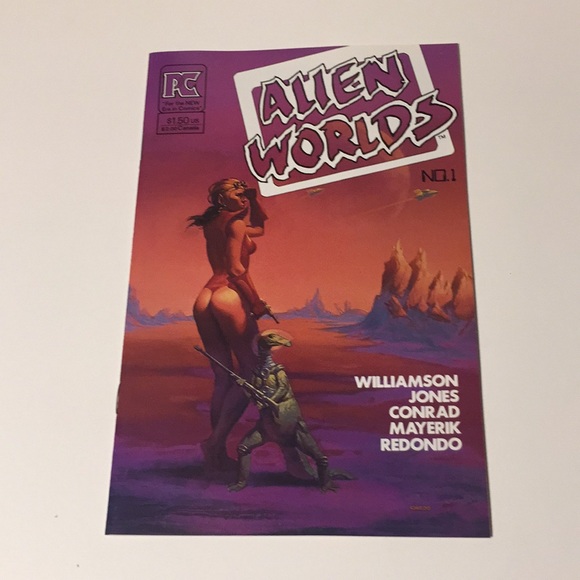 Alien Worlds #1 Pacific Comics, 1982 White Pages - Picture 1 of 8